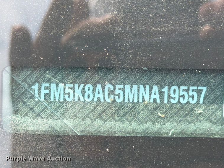 image for item MZ9843 2021 Ford Explorer Police SUV