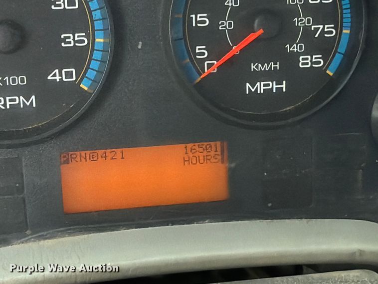 image for item MZ9853 2009 International 4300 dump flatbed truck