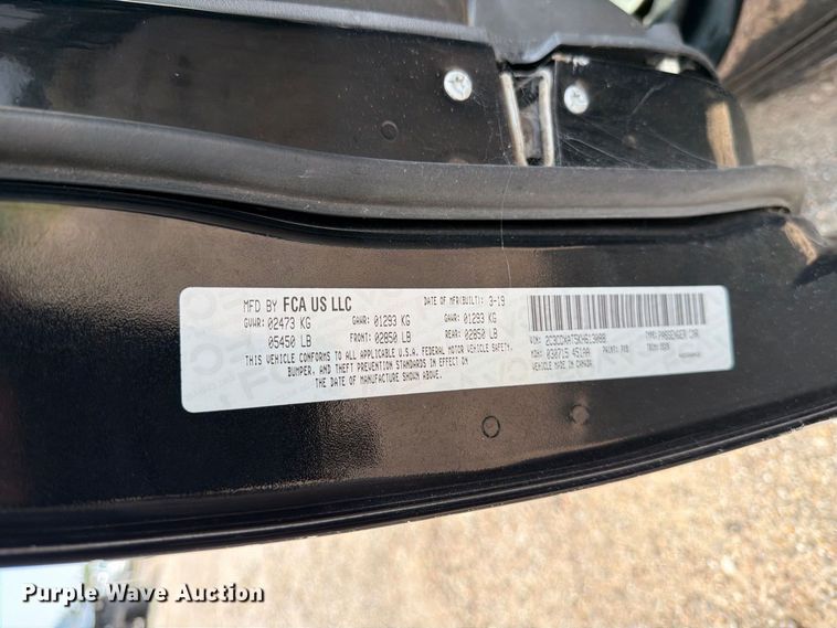image for item MZ9854 2019 Dodge Charger Police 