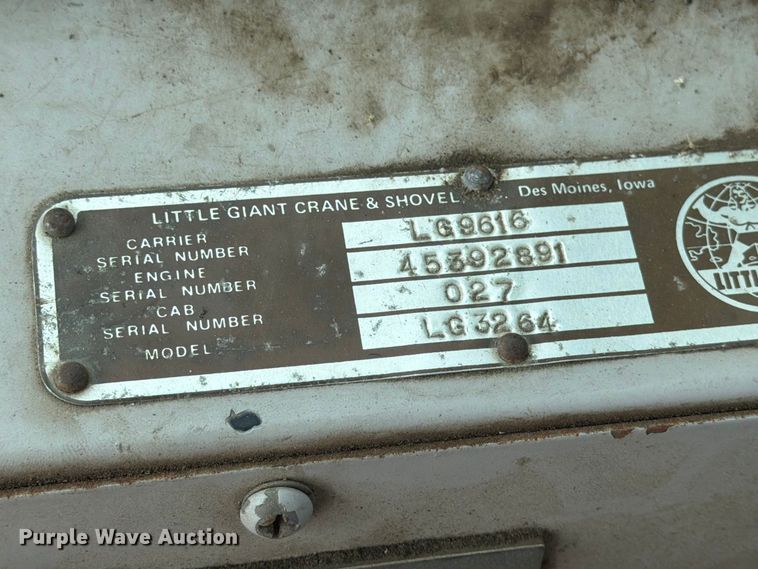 image for item MZ9855 Little Giant 32H crane
