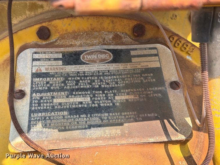 image for item MZ9856 Fair Mfg. Inc. 8481C wheel loader snow blower