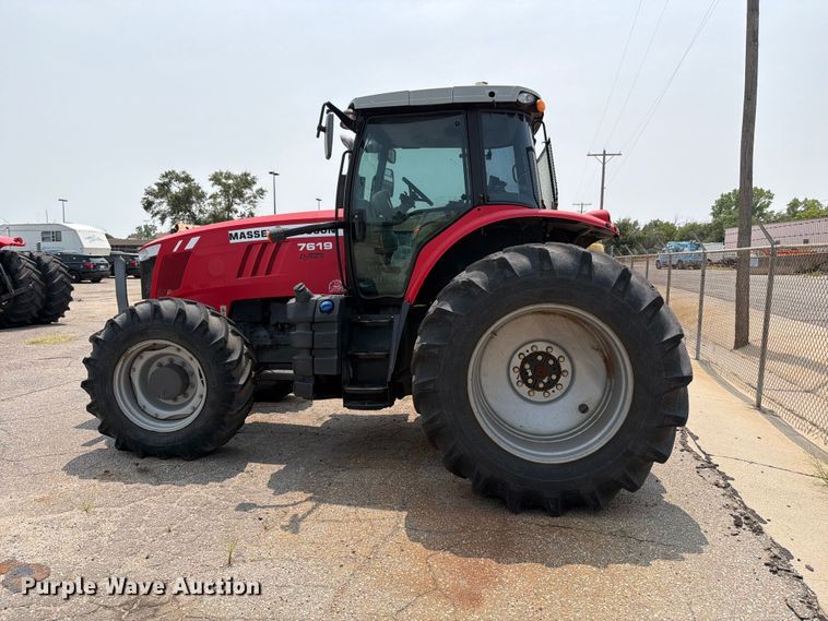 image for item MZ9860 2013 Massey Ferguson 7619 MFWD tractor