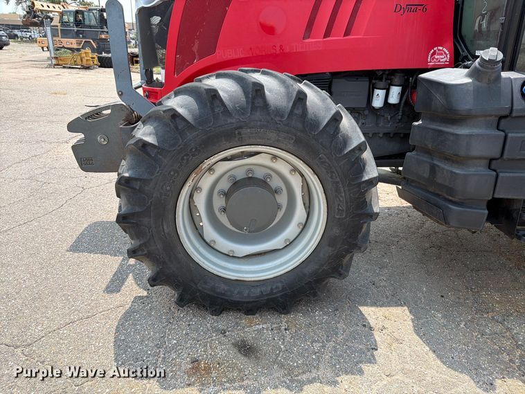 image for item MZ9860 2013 Massey Ferguson 7619 MFWD tractor