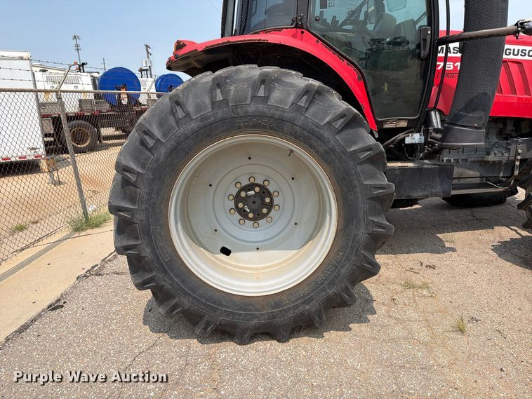 image for item MZ9860 2013 Massey Ferguson 7619 MFWD tractor