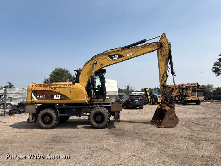 image for item MZ9863 2011 Caterpillar M318D wheeled excavator