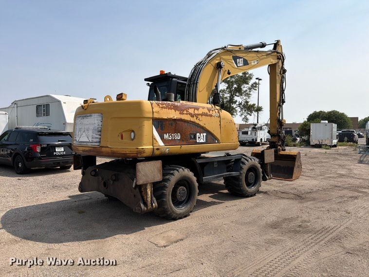 image for item MZ9863 2011 Caterpillar M318D wheeled excavator