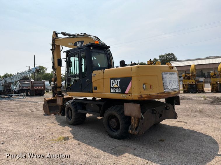 image for item MZ9863 2011 Caterpillar M318D wheeled excavator