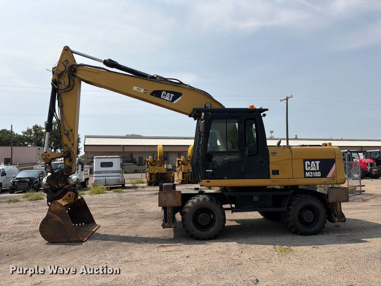 image for item MZ9863 2011 Caterpillar M318D wheeled excavator