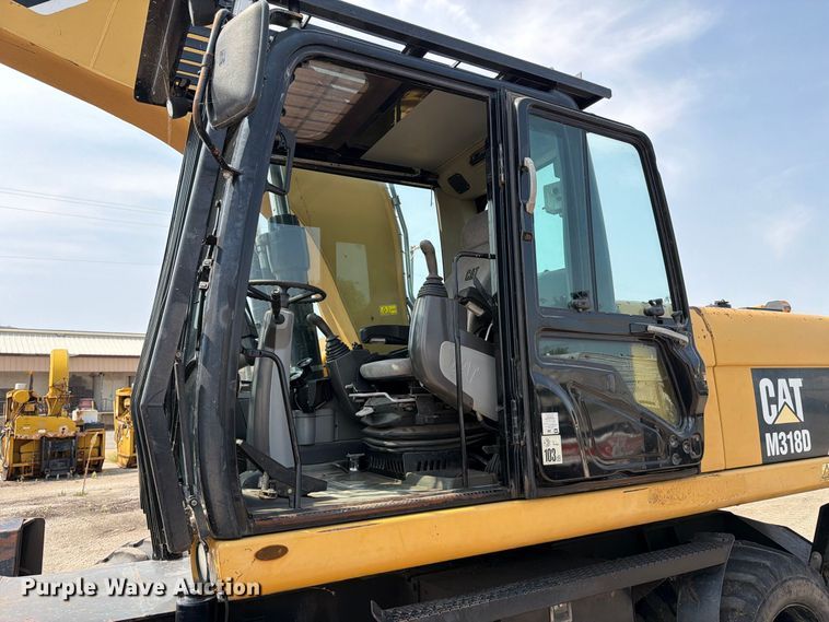 image for item MZ9863 2011 Caterpillar M318D wheeled excavator