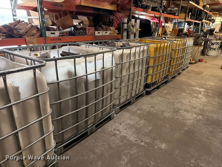 (7) totes of parking meter components