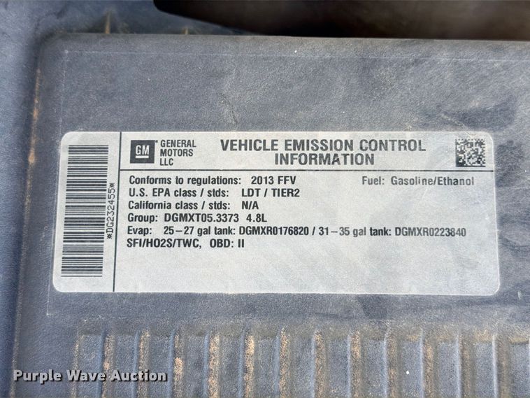 image for item DU1510 2013 Chevrolet Silverado 1500 Crew Cab pickup truck