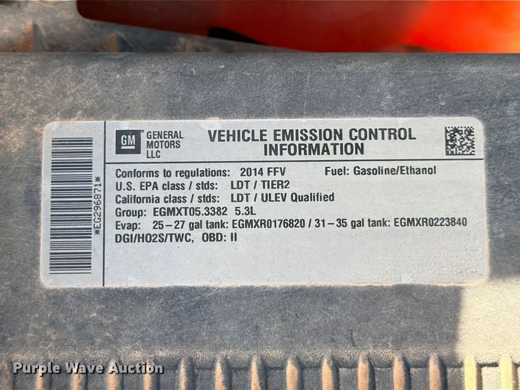 image for item DU1511 2014 Chevrolet Silverado 1500 Crew Cab pickup truck