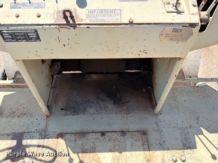 image for item DU1513 1984 Rexworks SP910 single drum vibratory roller
