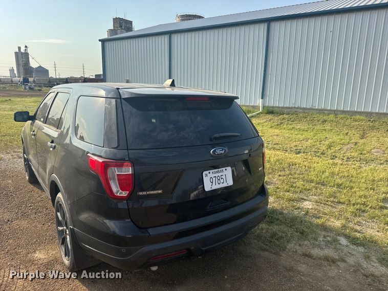 image for item DY3157 2018 Ford Explorer Police SUV