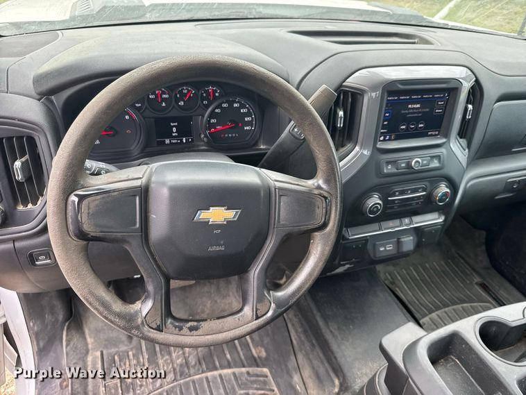 image for item DY3161 2021 Chevrolet Silverado 2500HD Crew Cab utility bed pickup truck