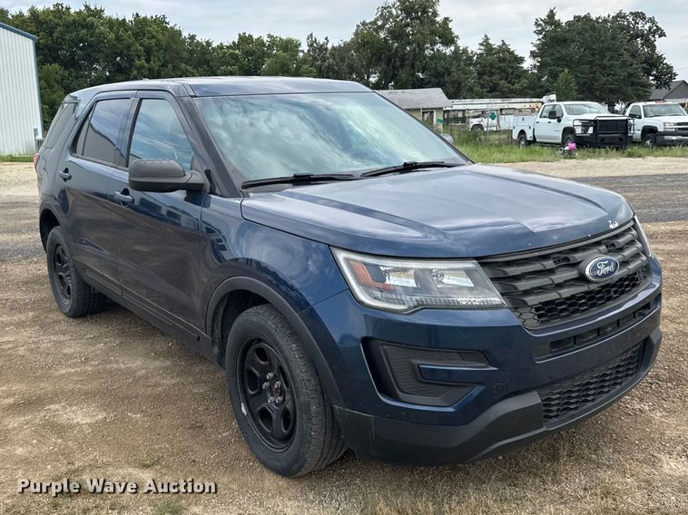 image for item DY3163 2017 Ford Explorer Police SUV