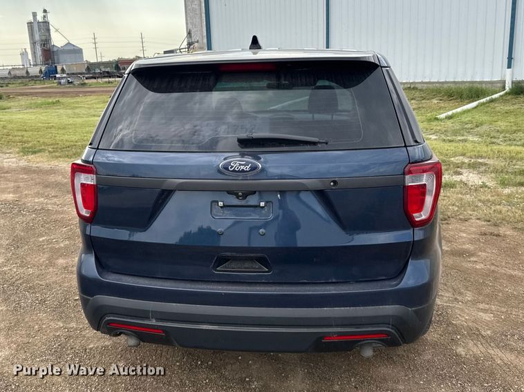 image for item DY3163 2017 Ford Explorer Police SUV
