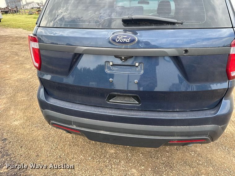 image for item DY3163 2017 Ford Explorer Police SUV