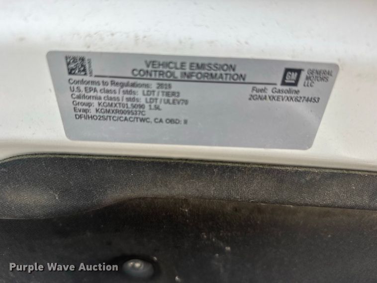 image for item DY3167 2019 Chevrolet Equinox LT SUV