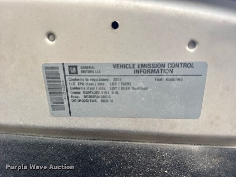 image for item DY3170 2011 Chevrolet Equinox 1LT SUV