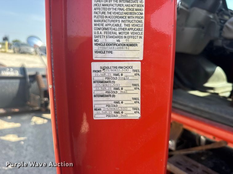 image for item DY3199 2001 Sterling L7500 Series dump truck