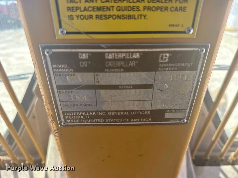 image for item DY3202 1990 Caterpillar 120G motor grader