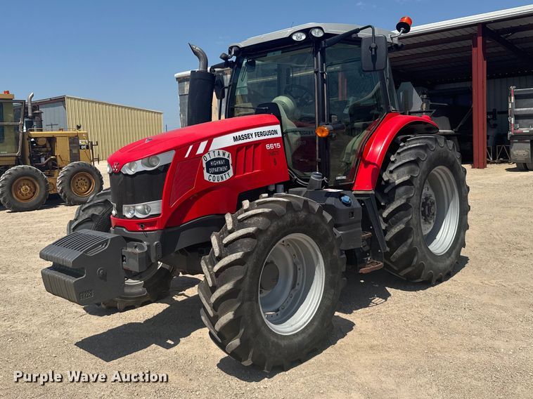 2013 Massey Ferguson 6615 MFWD tractor