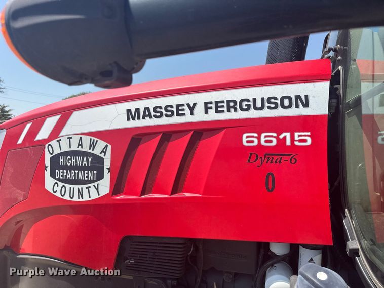 image for item DY3205 2013 Massey Ferguson 6615 MFWD tractor