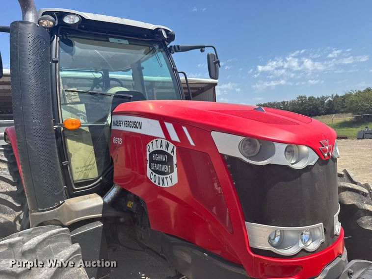 image for item DY3205 2013 Massey Ferguson 6615 MFWD tractor