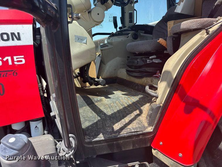 image for item DY3205 2013 Massey Ferguson 6615 MFWD tractor