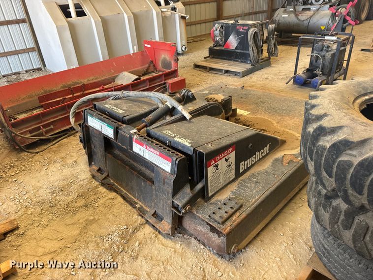 Brushcat skid steer rotary mower