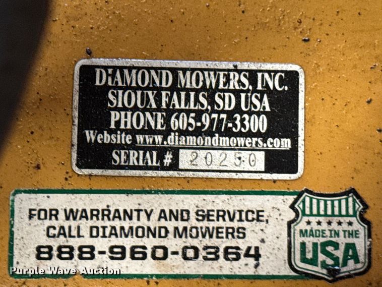 image for item DY3220 Diamond Mowers side boom rotary mower