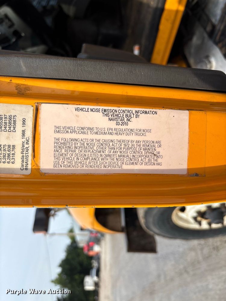 image for item DZ4535 2011 International WorkStar 7500 dump truck