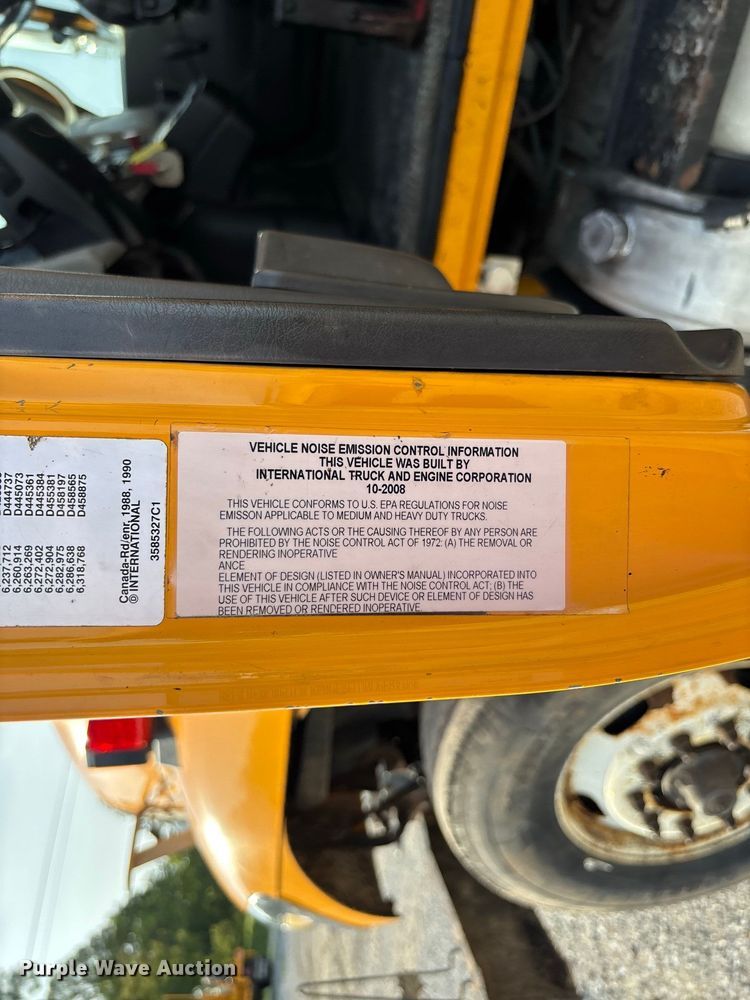 image for item DZ4536 2009 International WorkStar 7500 dump truck