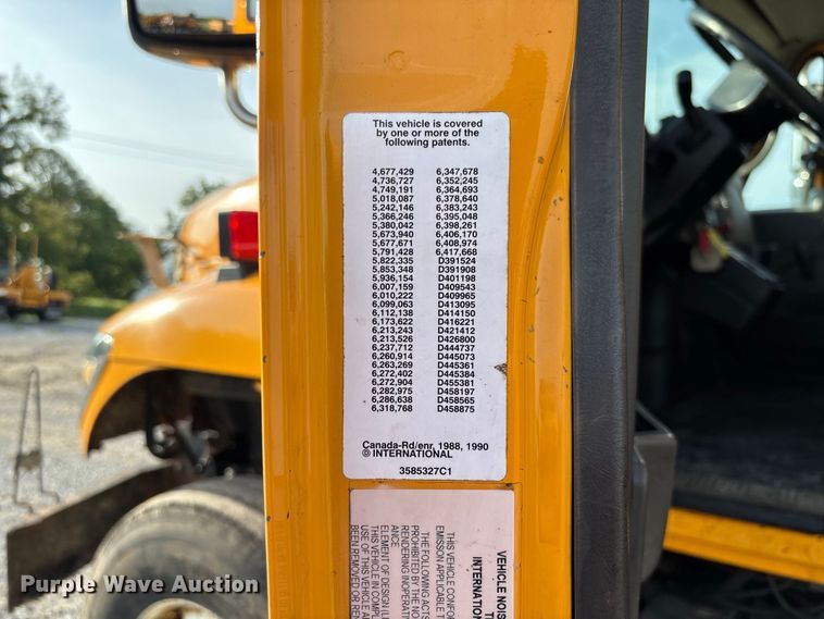 image for item DZ4536 2009 International WorkStar 7500 dump truck