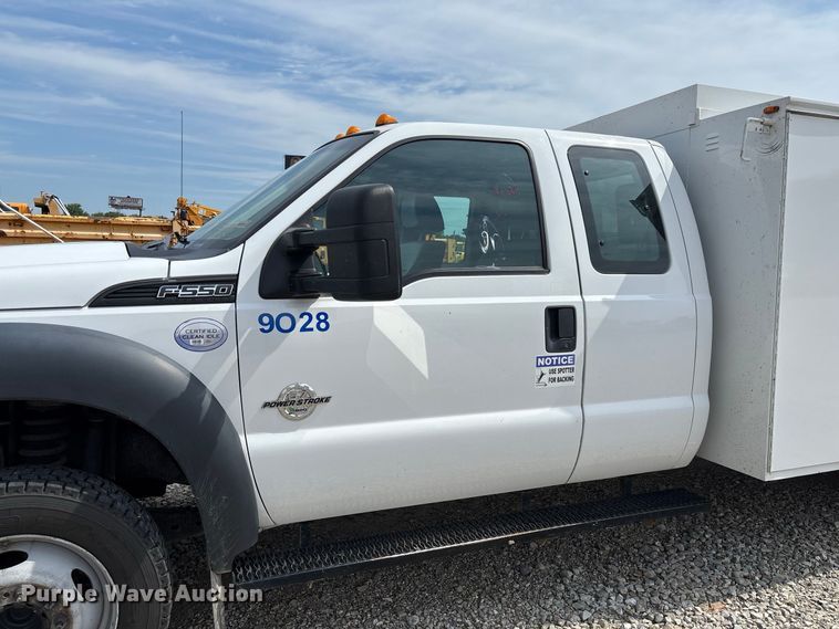 image for item DZ4537 2015 Ford F550 Super Duty Ext. Cab utility / service truck