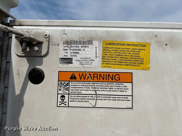 image for item DZ4537 2015 Ford F550 Super Duty Ext. Cab utility / service truck