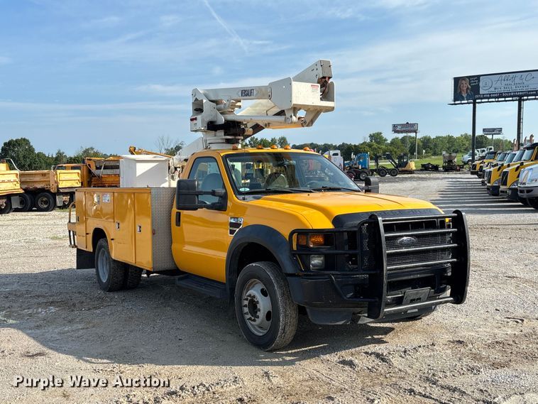 image for item DZ4539 2009 Ford F550 Super Duty bucket truck