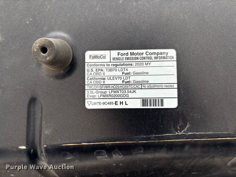 image for item DZ4553 2020 Ford F150 XL Police Responder Crew Cab pickup truck