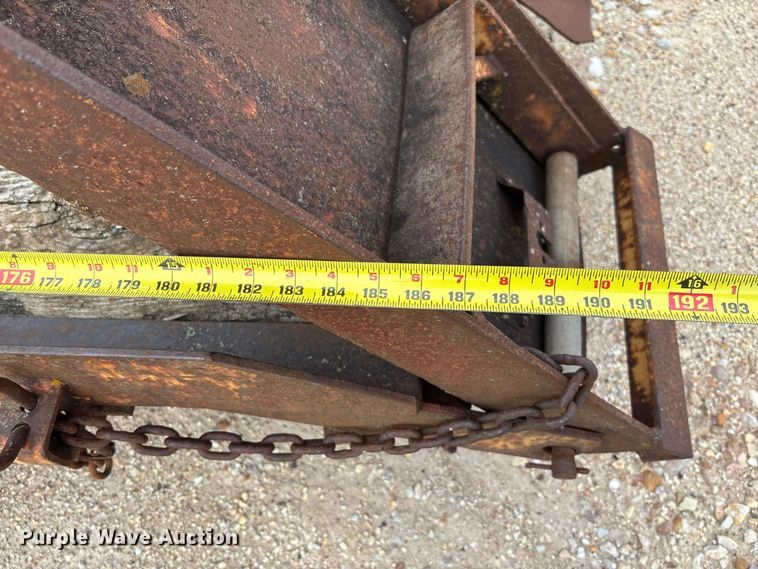 image for item DZ4555 1966 Shop Built utility trailer