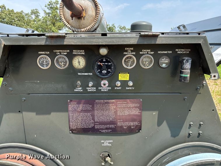 image for item DZ4558 1987 Davey Compressor Co 11M125RPDQ air compressor