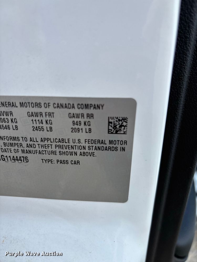 image for item DZ4610 2016 Chevrolet  Impala Limited 