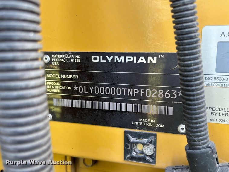 image for item DZ4624 2003 Olympian D50P3 generator