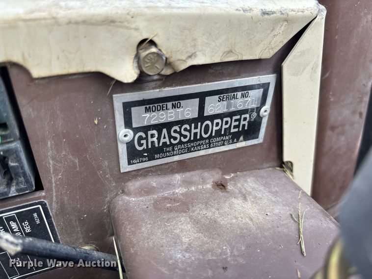 image for item DZ4630 2012 Grasshopper 729 Big Block ZTR lawn mower