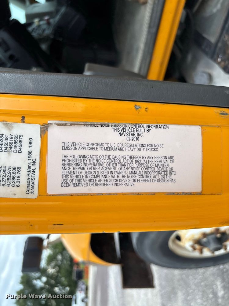 image for item DZ4642 2011 International WorkStar 7500 dump truck