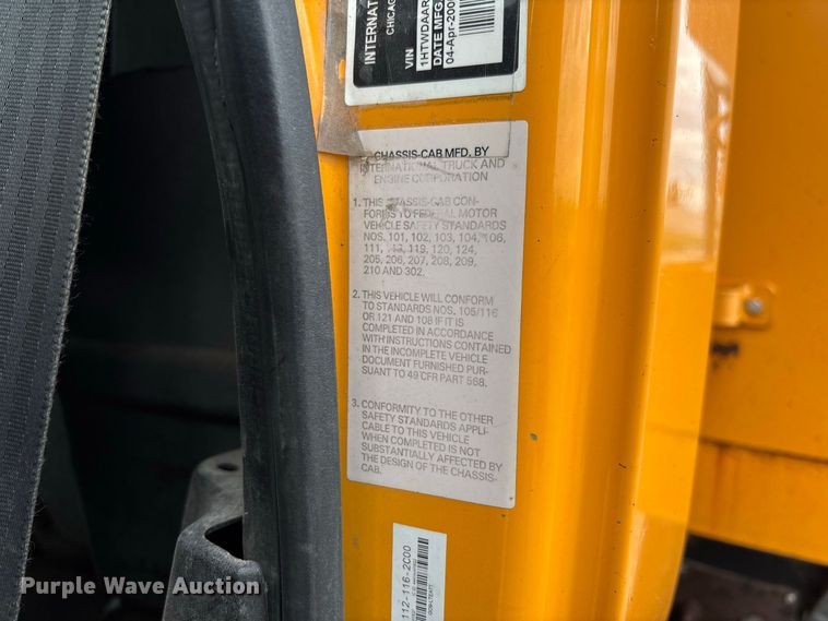 image for item DZ4646 2006 International 7400 dump truck