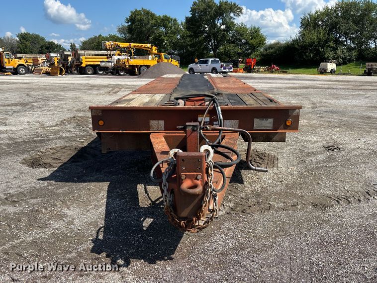 image for item DZ4650 1996 Dakota Mfg. Trail-Eze PDLX20TC31 tilt deck equipment trailer