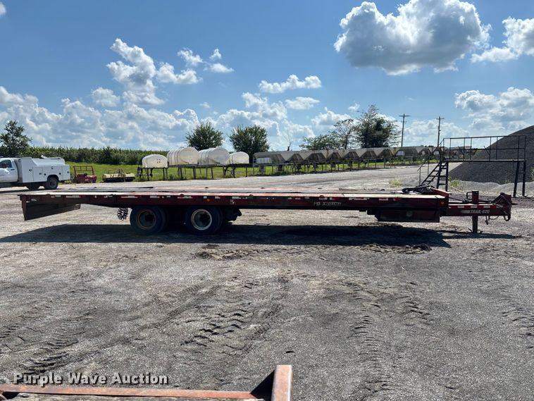 image for item DZ4650 1996 Dakota Mfg. Trail-Eze PDLX20TC31 tilt deck equipment trailer