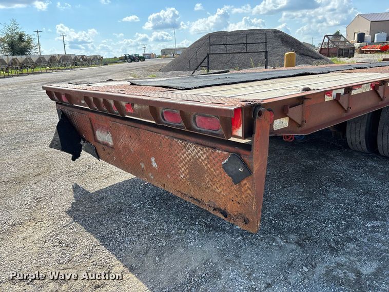 image for item DZ4650 1996 Dakota Mfg. Trail-Eze PDLX20TC31 tilt deck equipment trailer