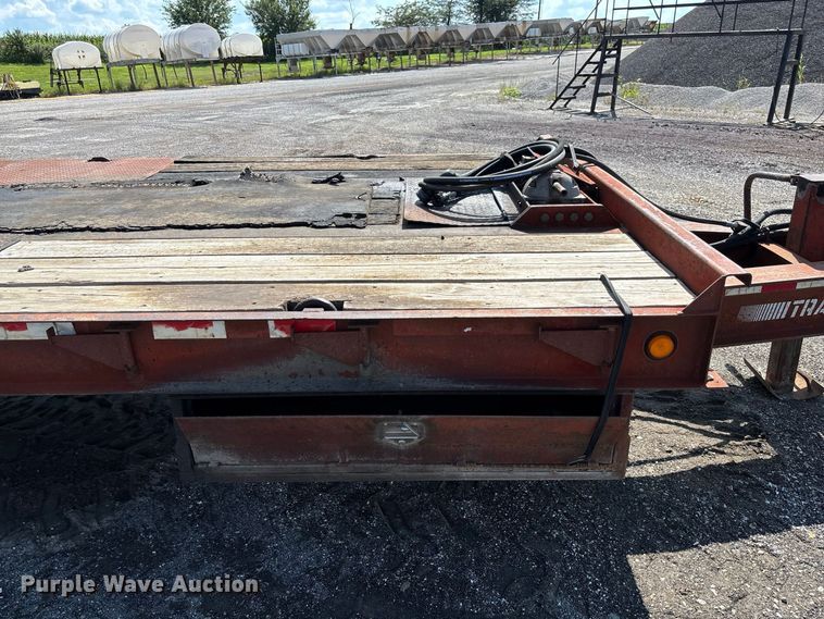 image for item DZ4650 1996 Dakota Mfg. Trail-Eze PDLX20TC31 tilt deck equipment trailer